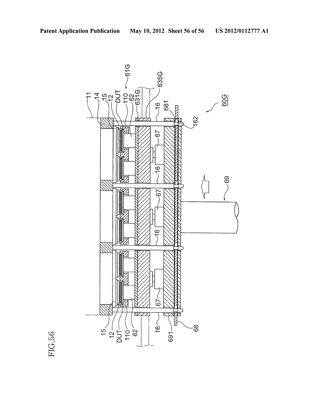 ELECTRONIC DEVICE PUSHING APPARATUS, ELECTRONIC DEVICE TEST APPARATUS, AND     INTERFACE DEVICE - diagram, schematic, and image 57