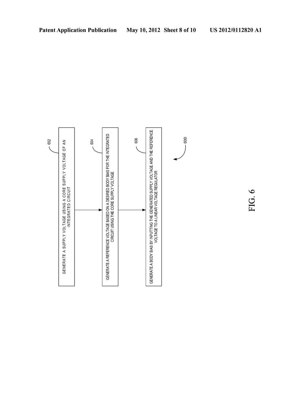 CIRCUIT AND METHOD FOR GENERATING BODY BIAS VOLTAGE FOR AN INTEGRATED     CIRCUIT - diagram, schematic, and image 09
