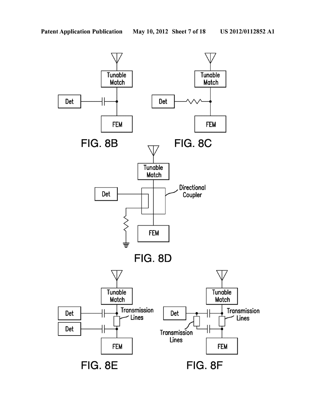 METHOD AND APPARATUS FOR TUNING ANTENNAS IN A COMMUNICATION DEVICE - diagram, schematic, and image 08