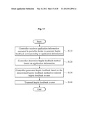 HAPTIC FEEDBACK GENERATOR, PORTABLE DEVICE, HAPTIC FEEDBACK PROVIDING     METHOD USING THE SAME AND RECORDING MEDIUM THEREOF diagram and image