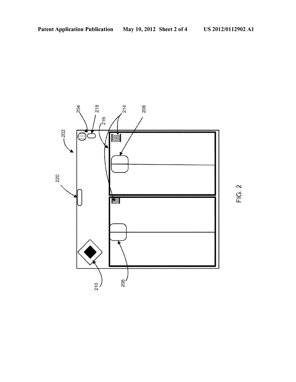 System For Multiple Layered Security Within A Cargo Container - diagram, schematic, and image 03