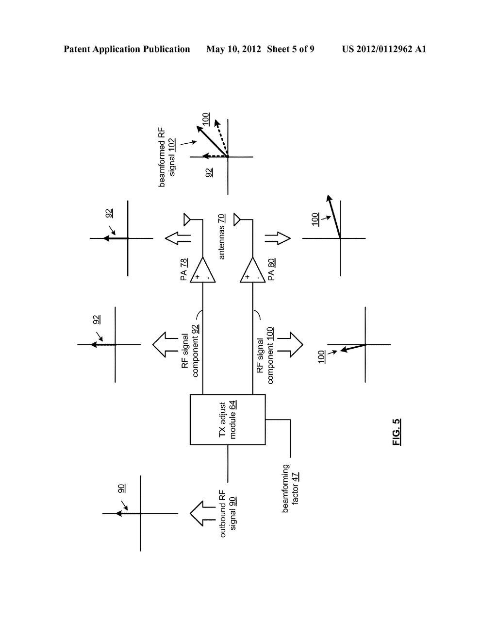 BEAMFORMING RF CIRCUIT AND APPLICATIONS THEREOF - diagram, schematic, and image 06