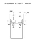 ANTENNA DEVICE AND COMMUNICATION TERMINAL APPARATUS diagram and image