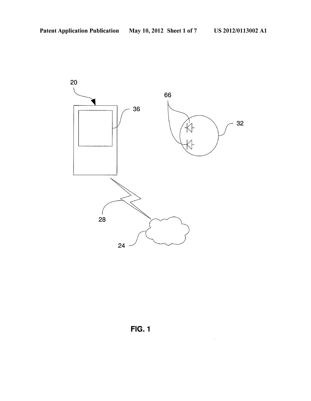 METHOD AND APPARATUS FOR CONTROLLING AN OUTPUT DEVICE OF A PORTABLE     ELECTRONIC DEVICE - diagram, schematic, and image 02