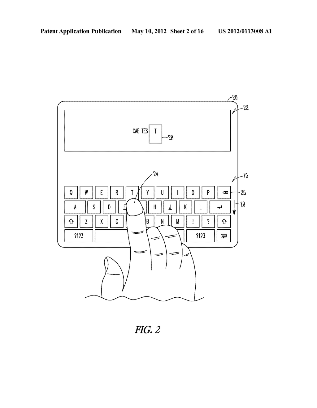 ON-SCREEN KEYBOARD WITH HAPTIC EFFECTS - diagram, schematic, and image 03