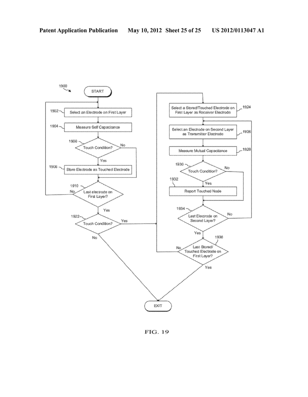 CAPACITIVE TOUCH SYSTEM USING BOTH SELF AND MUTUAL CAPACITANCE - diagram, schematic, and image 26