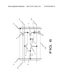 DISPLAY DEVICE USING CAPACITOR COUPLED LIGHT EMISSION CONTROL TRANSISTORS diagram and image