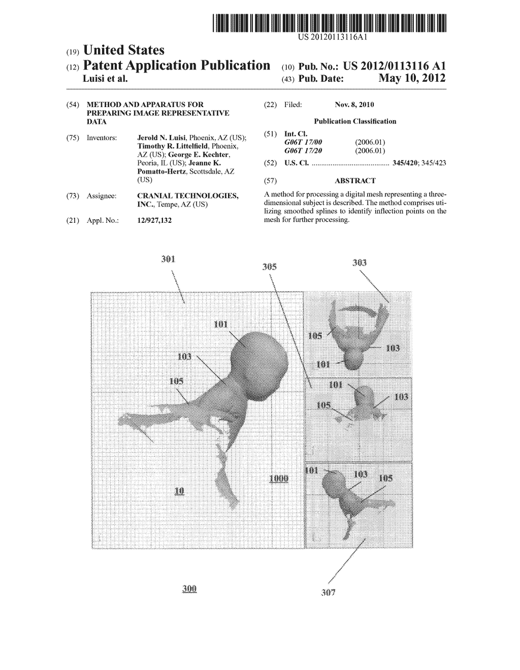 Method and apparatus for preparing image representative data - diagram, schematic, and image 01