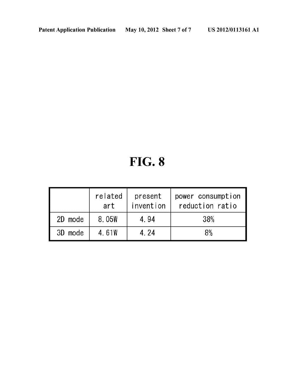 Stereoscopic Image Display and Power Control Method Thereof - diagram, schematic, and image 08