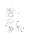 DEVICE FOR POSITIONING AT LEAST ONE PRINT BAR IN A PRINTING POSITION IN AN     INKJET PRINTING APPARATUS diagram and image