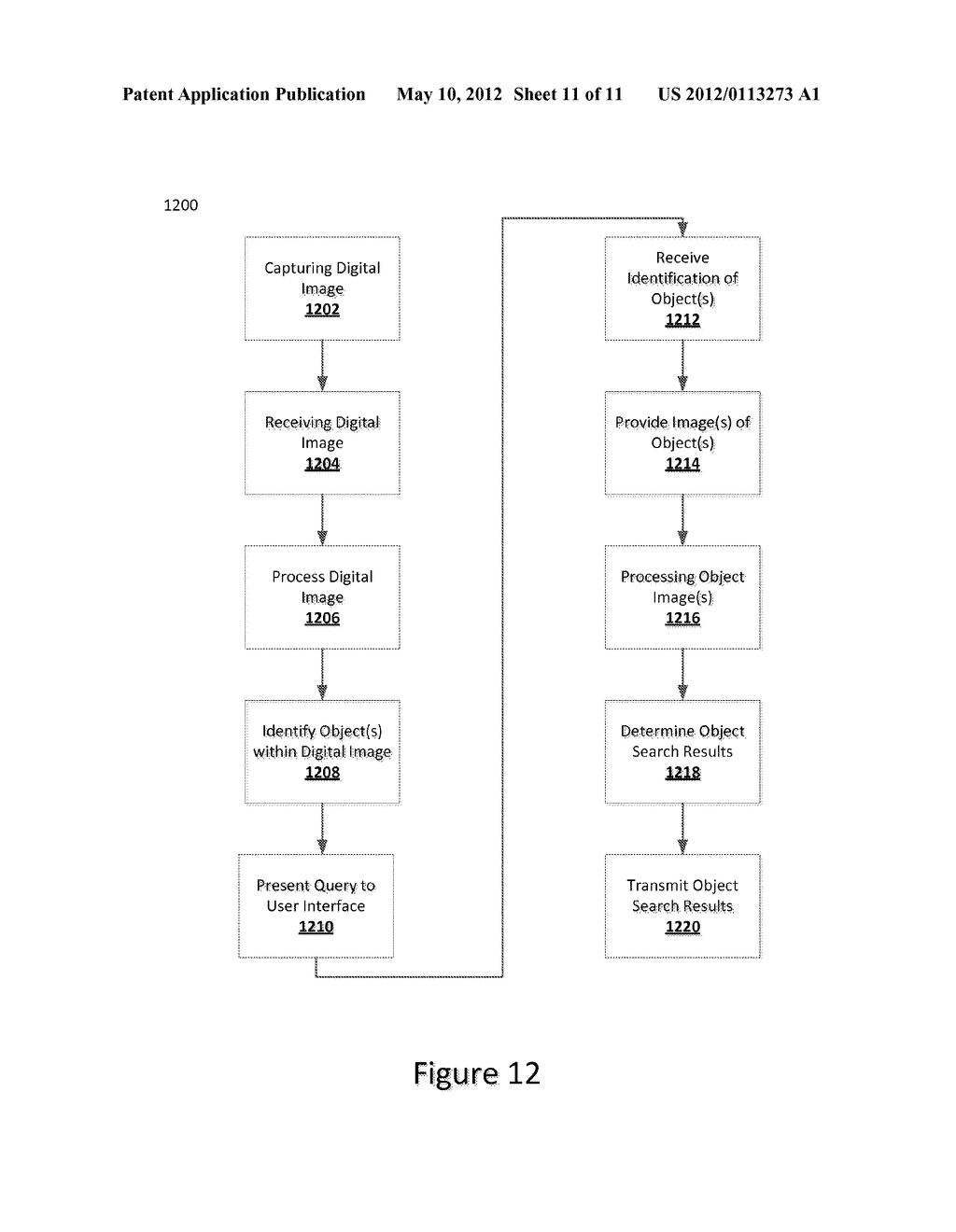 System, Method, and Devices for Searching for a Digital Image over a     Communication Network - diagram, schematic, and image 12