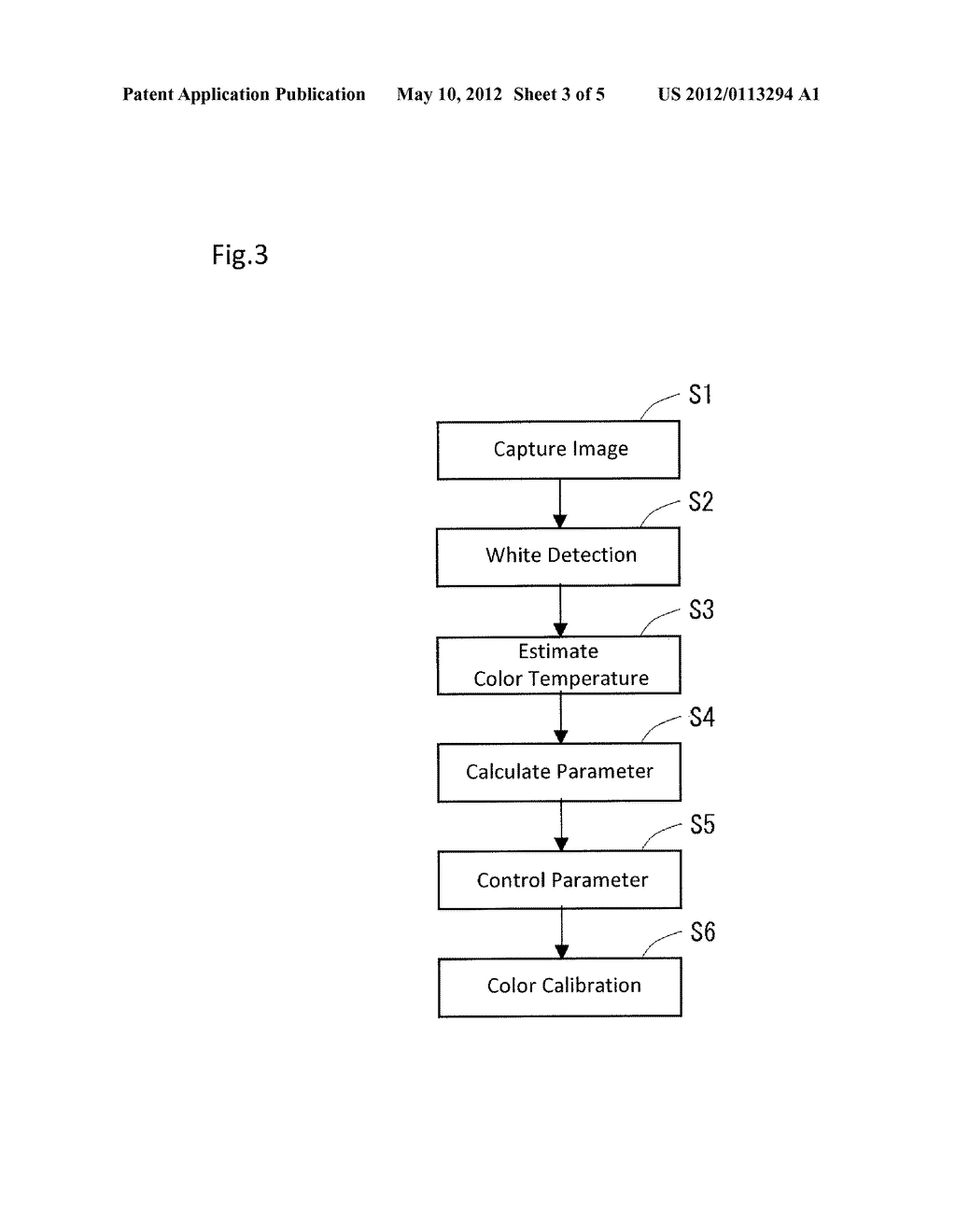 CAMERA DEVICE, COLOR CALIBRATION METHOD, AND PROGRAM - diagram, schematic, and image 04