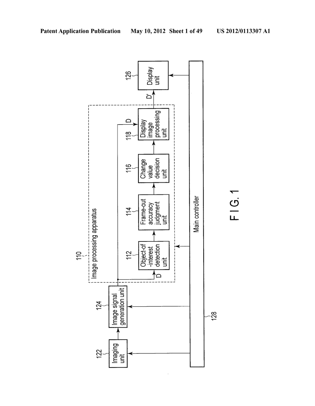 IMAGE PROCESSING APPARATUS, IMAGE DISPLAY APPARATUS AND IMAGING APPARATUS     HAVING THE SAME, IMAGE PROCESSING METHOD, AND COMPUTER-READABLE MEDIUM     STORING IMAGE PROCESSING PROGRAM - diagram, schematic, and image 02