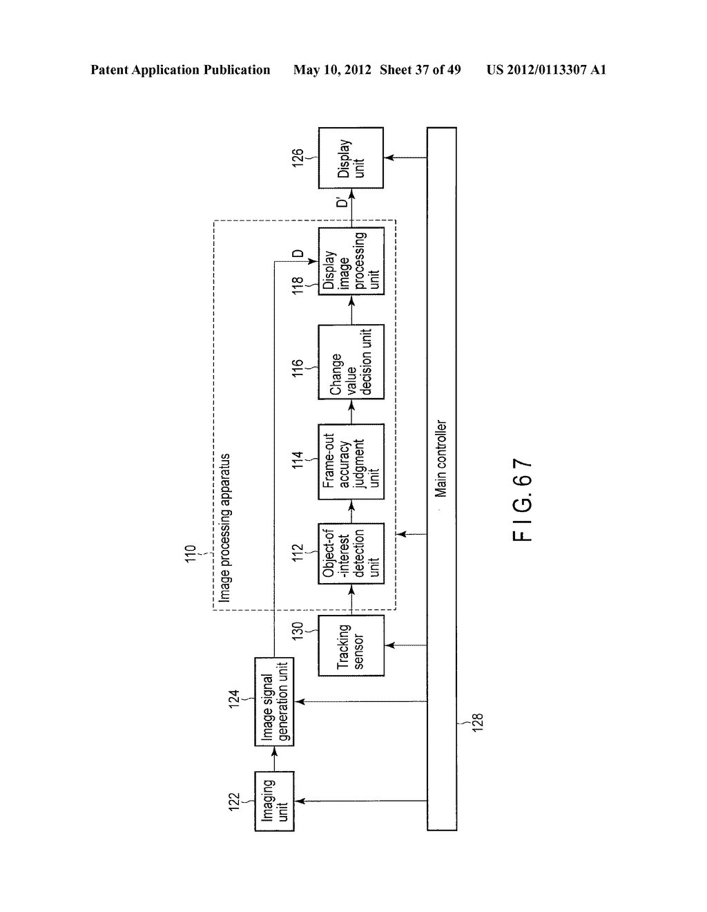 IMAGE PROCESSING APPARATUS, IMAGE DISPLAY APPARATUS AND IMAGING APPARATUS     HAVING THE SAME, IMAGE PROCESSING METHOD, AND COMPUTER-READABLE MEDIUM     STORING IMAGE PROCESSING PROGRAM - diagram, schematic, and image 38