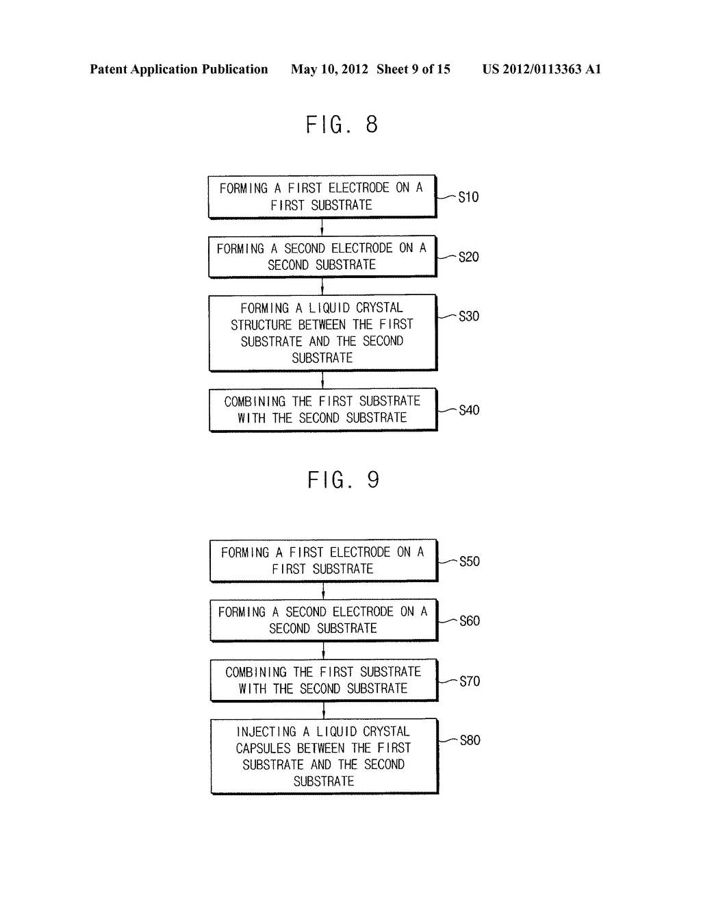 Liquid Crystal Display Devices and Methods of Manufacturing Liquid Crystal     Display Devices - diagram, schematic, and image 10