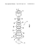 METHOD AND DEVICE FOR ALGINING A LENS WITH AN OPTICAL SYSTEM diagram and image