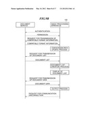 IMAGE PROCESSING APPARATUS FOR PROCESSING DOCUMENT DATA AND CONTROL METHOD     THEREFOR diagram and image