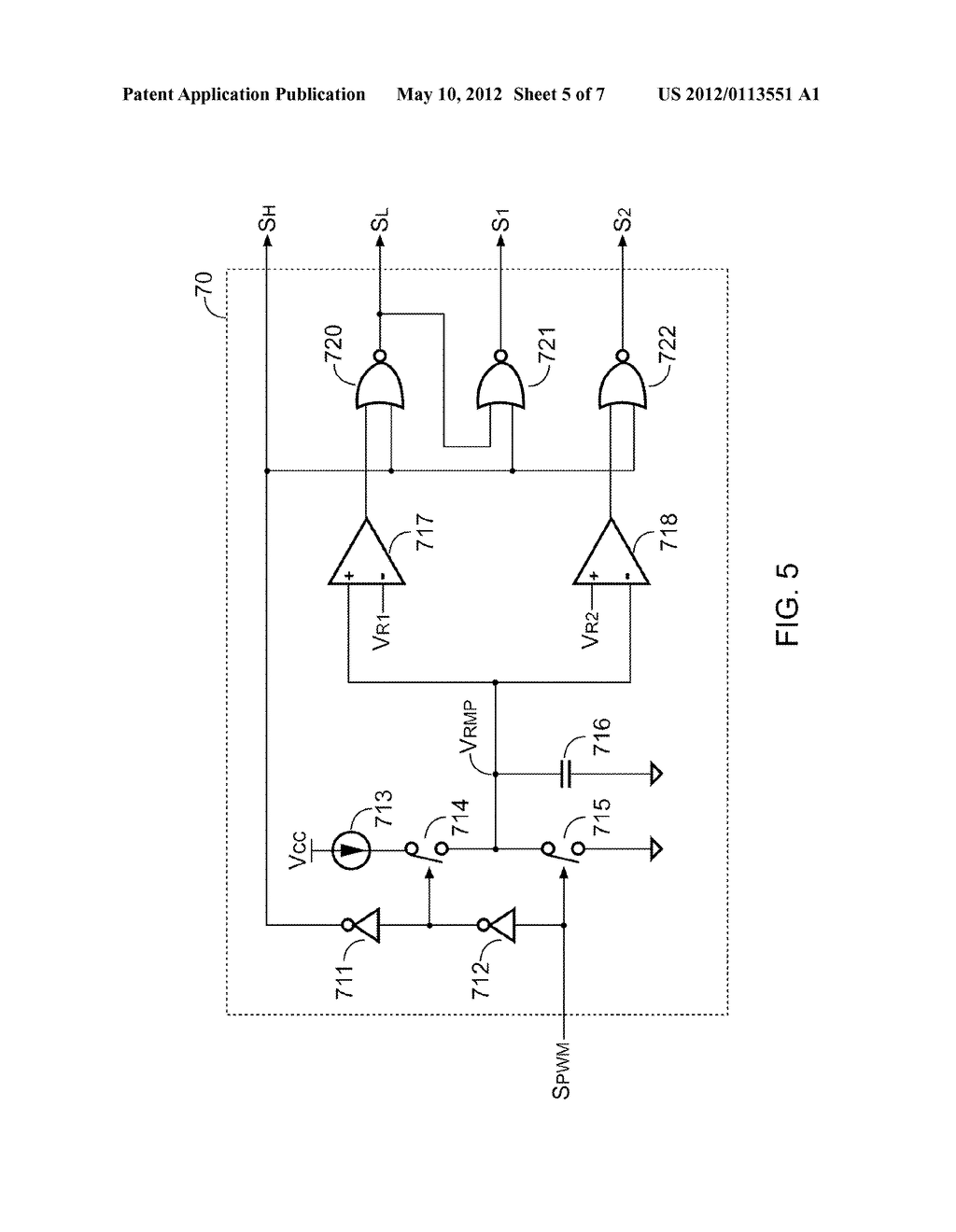 Method and Apparatus of Providing Over-Temperature Protection for Power     Converters - diagram, schematic, and image 06