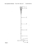 Outdoor solar Tiki floor lamp diagram and image