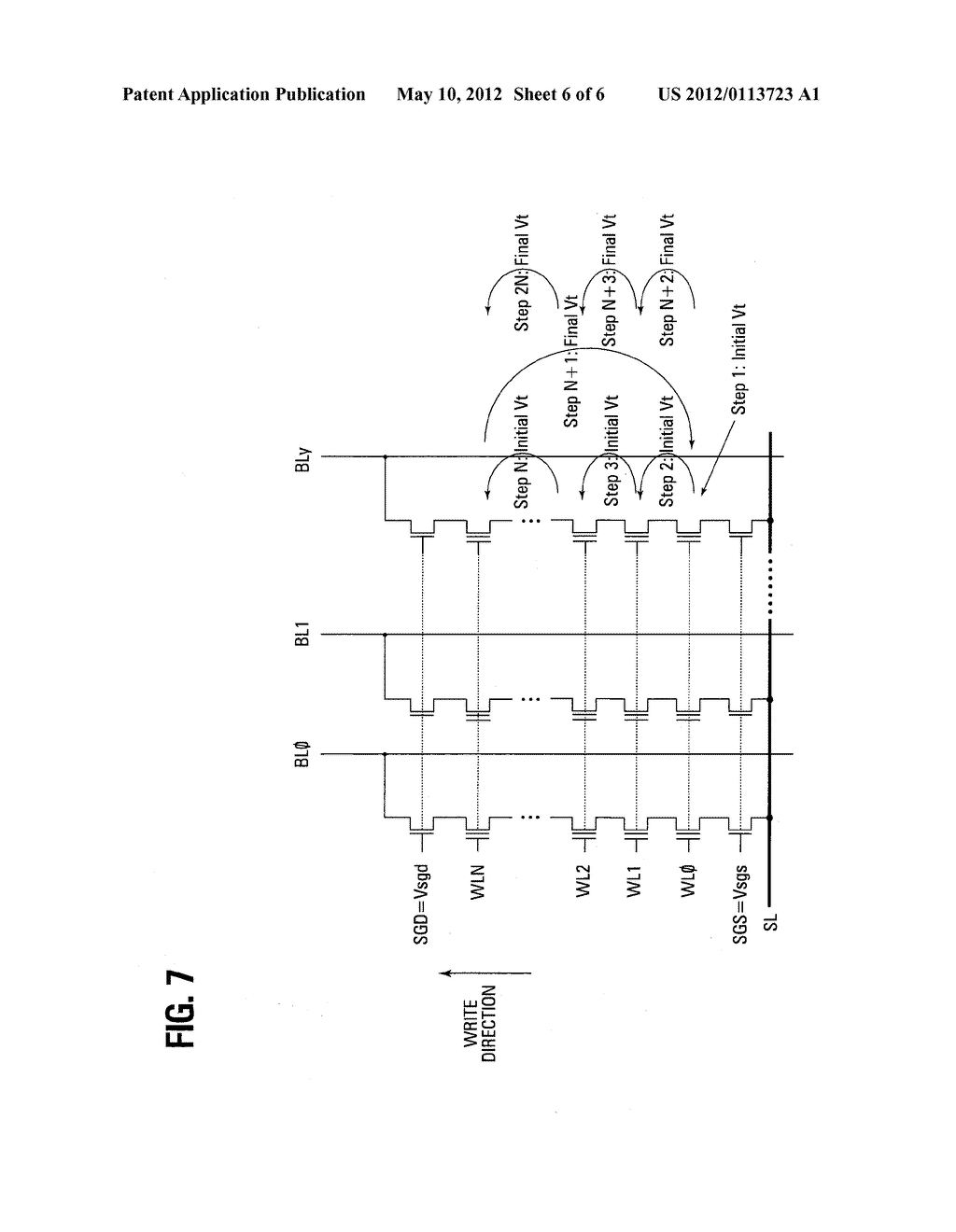 MITIGATION OF DATA CORRUPTION FROM BACK PATTERN AND PROGRAM DISTURB IN A     NON-VOLATILE MEMORY DEVICE - diagram, schematic, and image 07