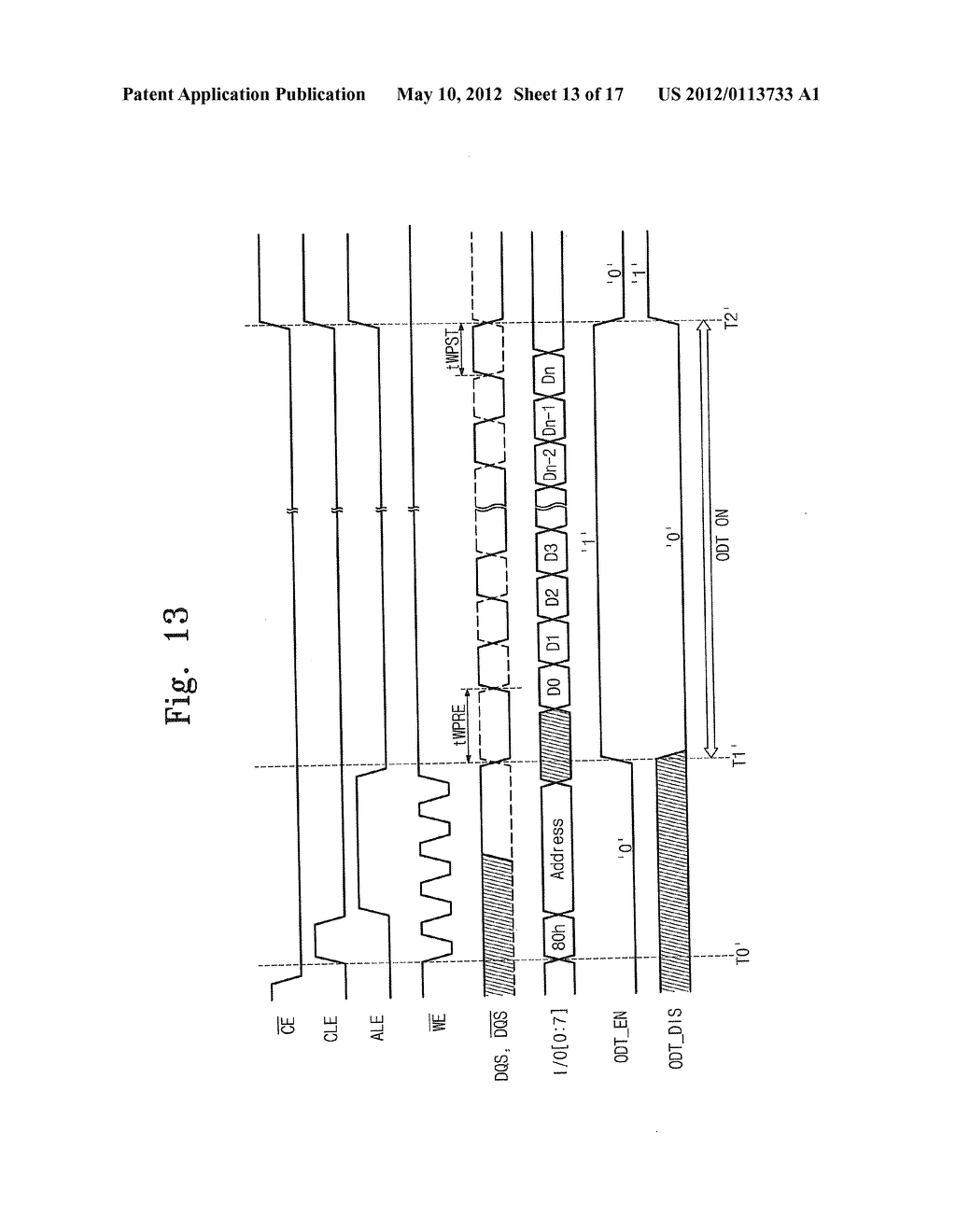 Nonvolatile Memory Devices With On Die Termination Circuits And Control     Methods Thereof - diagram, schematic, and image 14