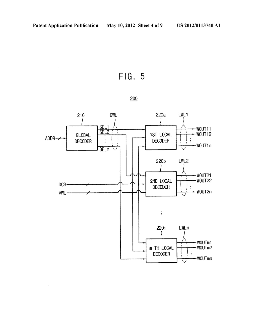 ROW DECODER CIRCUIT - diagram, schematic, and image 05