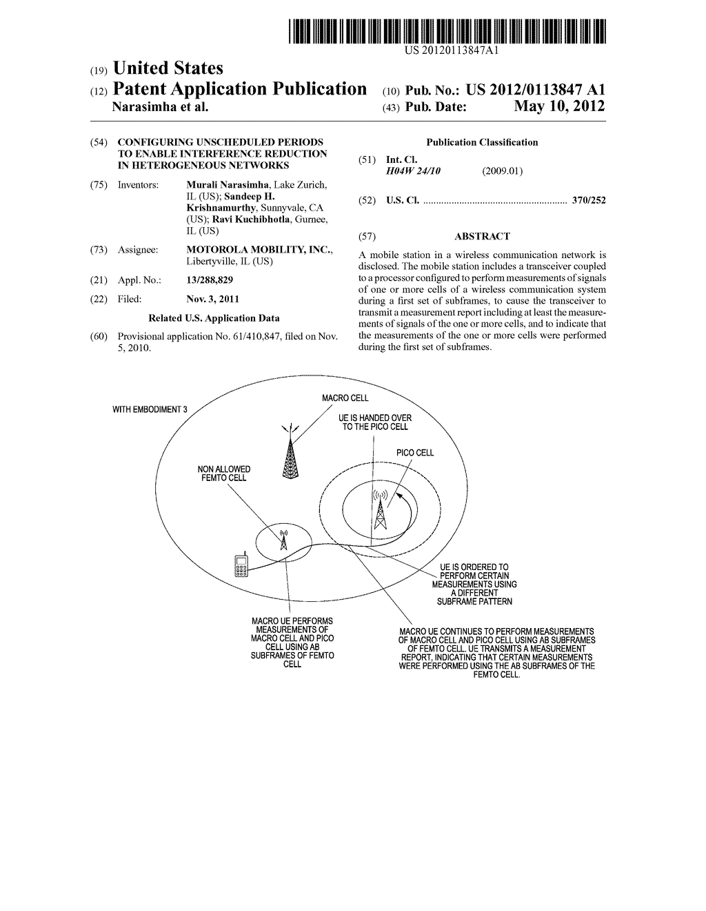 Configuring Unscheduled Periods to Enable Interference Reduction in     Heterogeneous Networks - diagram, schematic, and image 01