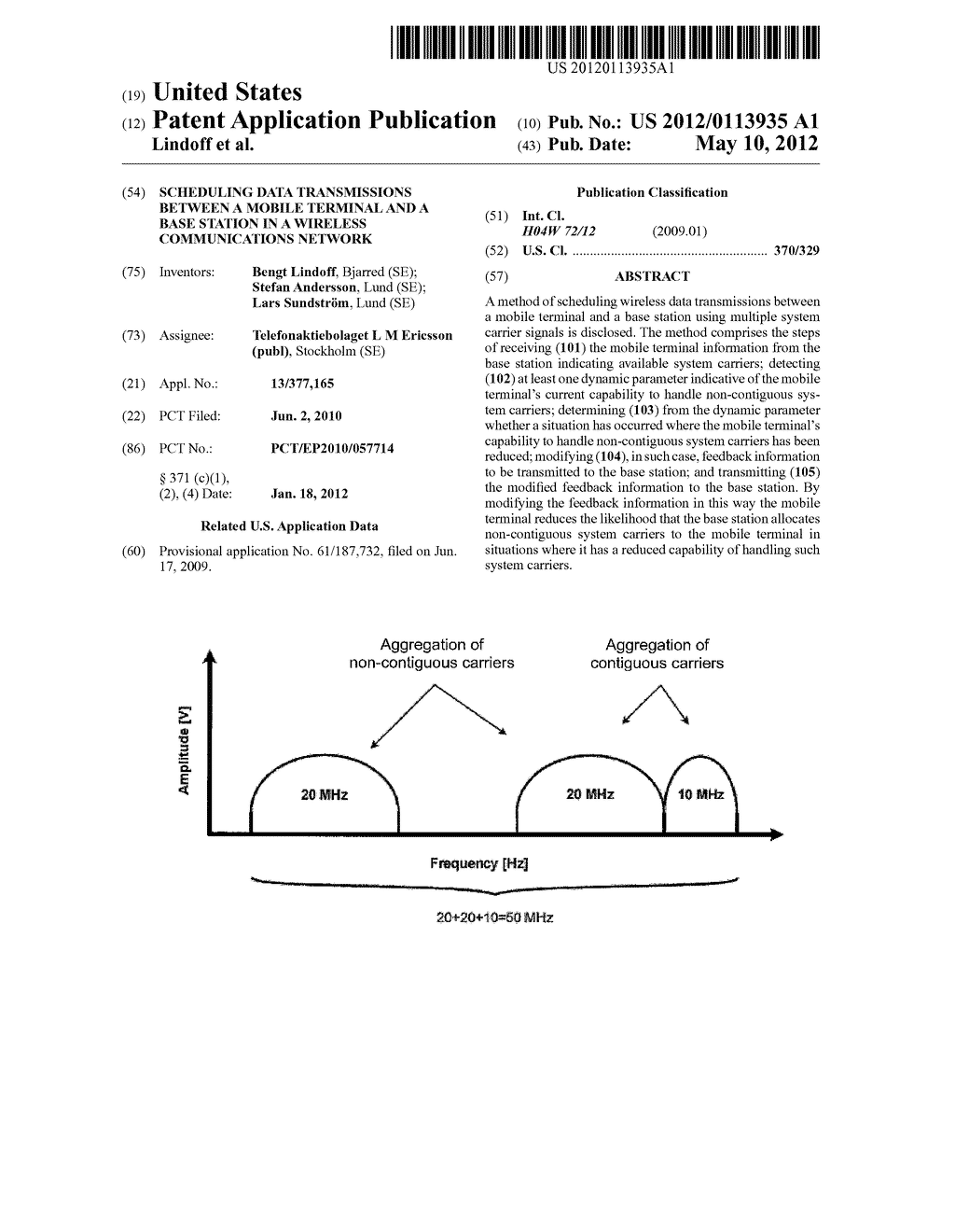 Scheduling Data Transmissions Between a Mobile Terminal and a Base Station     in a Wireless Communications Network - diagram, schematic, and image 01