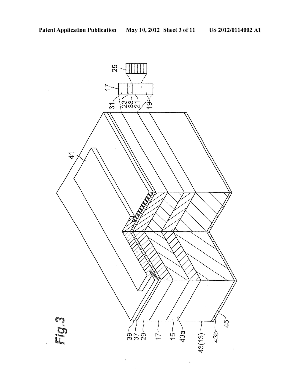 GROUP III NITRIDE SEMICONDUCTOR LASER DIODE, AND METHOD FOR PRODUCING     GROUP III NITRIDE SEMICONDUCTOR LASER DIODE - diagram, schematic, and image 04