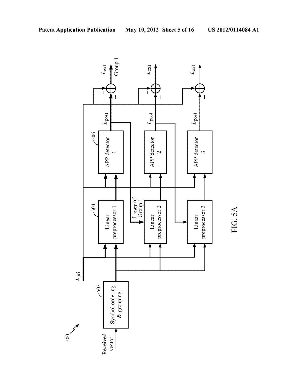 METHODS AND APPARATUS FOR LOW COMPLEXITY SOFT-INPUT SOFT-OUTPUT GROUP     DETECTION - diagram, schematic, and image 06