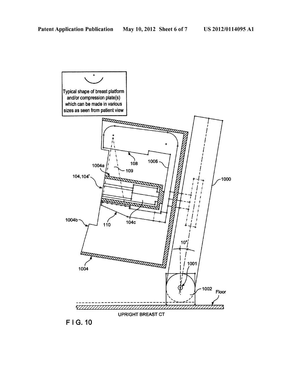 Upright x-ray breast imaging with a CT mode, multiple tomosynthesis modes,     and a mammography mode - diagram, schematic, and image 07