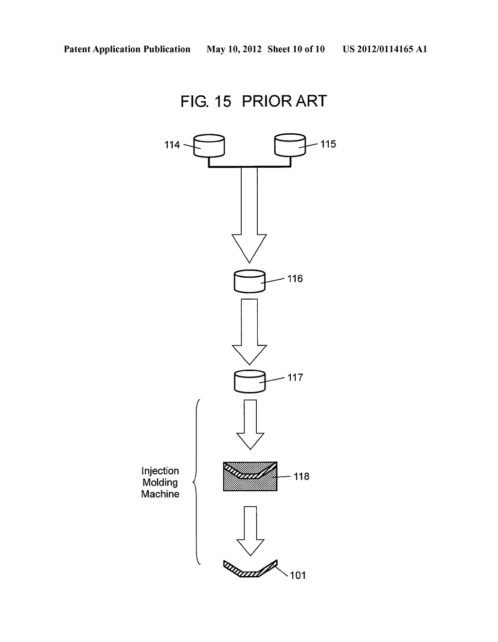 DIAPHRAGM FOR SPEAKER, FRAME FOR SPEAKER, DUST CAP FOR SPEAKER, SPEAKER     AND APPARATUS USING THEM, AND METHOD FOR MANUFACTURING COMPONENT FOR     SPEAKER - diagram, schematic, and image 11