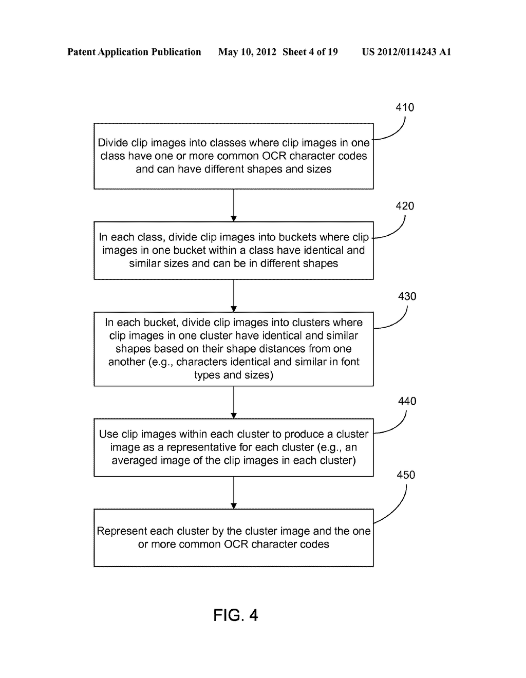 Shape Clustering in Post Optical Character Recognition Processing - diagram, schematic, and image 05