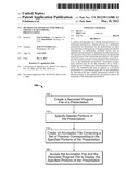 Method and Apparatus for Virtual Editing of Multimedia Presentations diagram and image