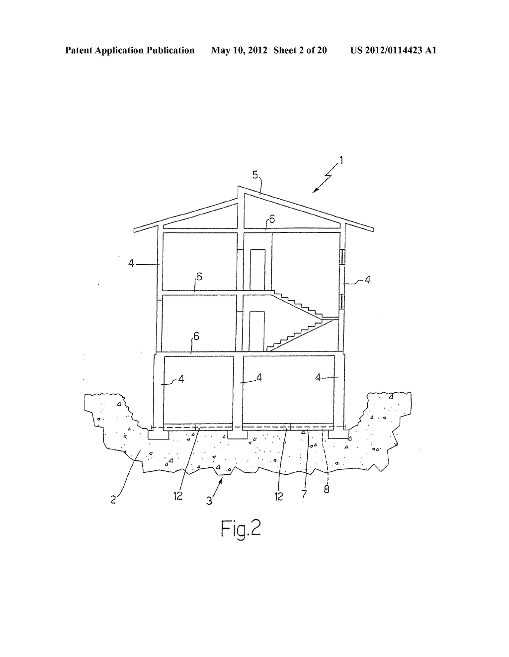 METHOD AND SYSTEM FOR RAISING A BUILDING STRUCTURE - diagram, schematic, and image 03