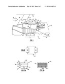 GAS TURBINE ENGINE HEAT EXCHANGER WITH TAPERED FINS diagram and image