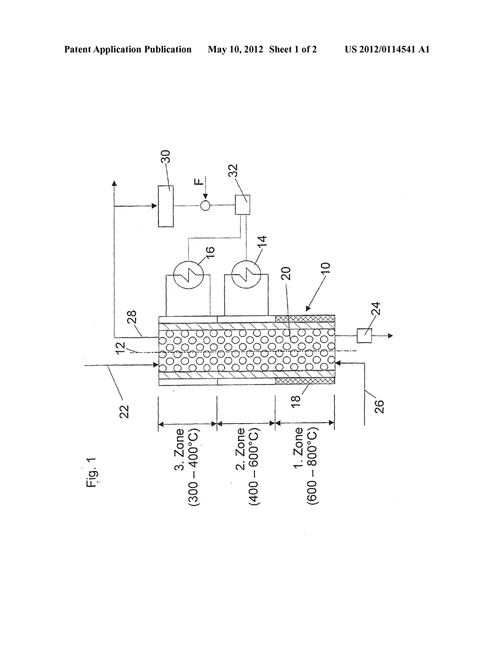 METHOD FOR MANUFACTURING A PRODUCT GAS AND GENERATING STEAM, AND MODULAR     PRODUCT GAS-STEAM REACTOR FOR CARRYING OUT SAID METHOD - diagram, schematic, and image 02