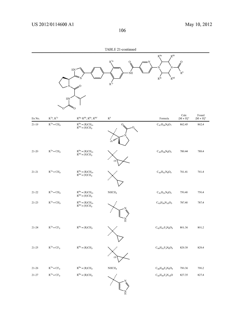 NOVEL INHIBITORS OF HEPATITIS C VIRUS - diagram, schematic, and image 107