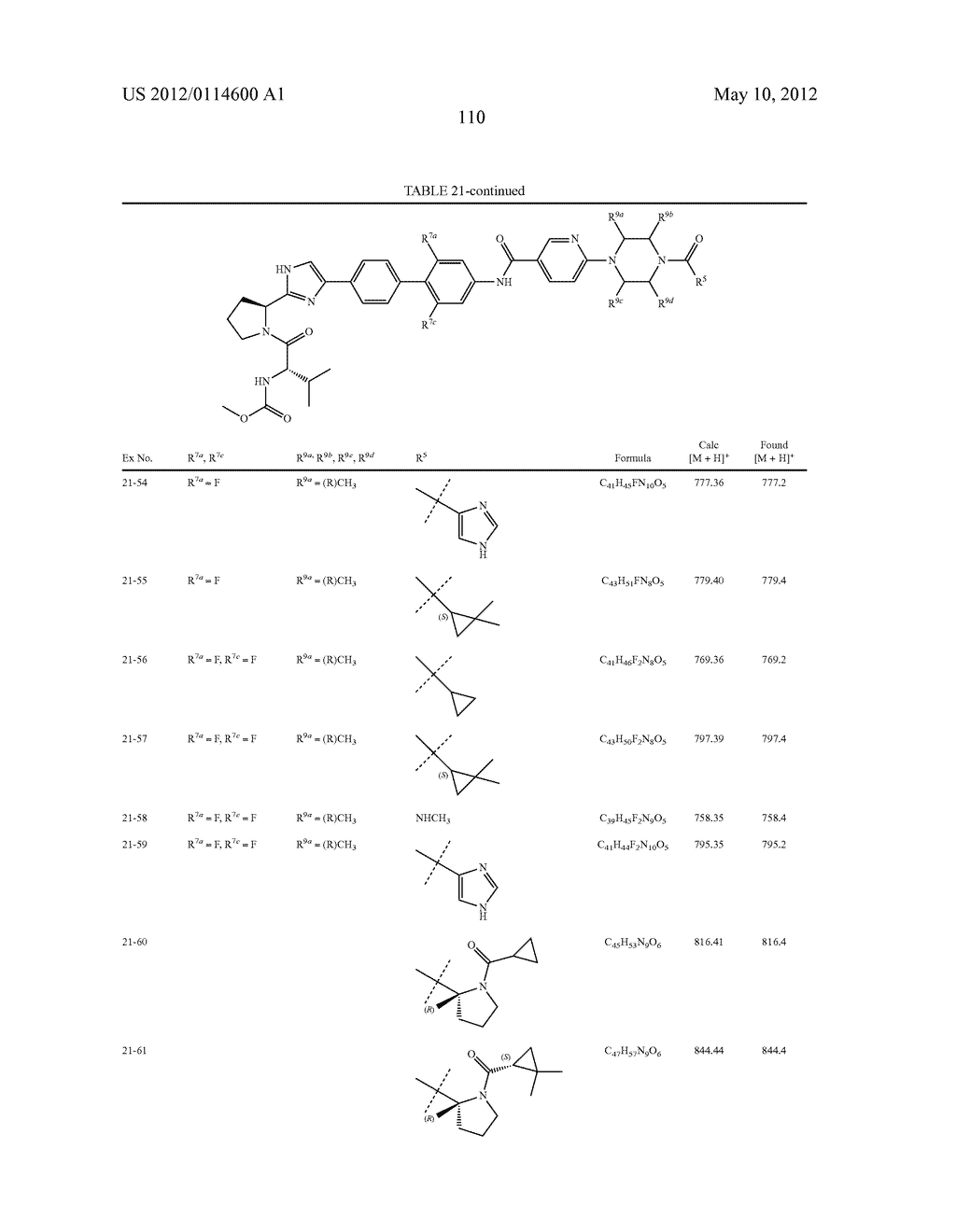 NOVEL INHIBITORS OF HEPATITIS C VIRUS - diagram, schematic, and image 111