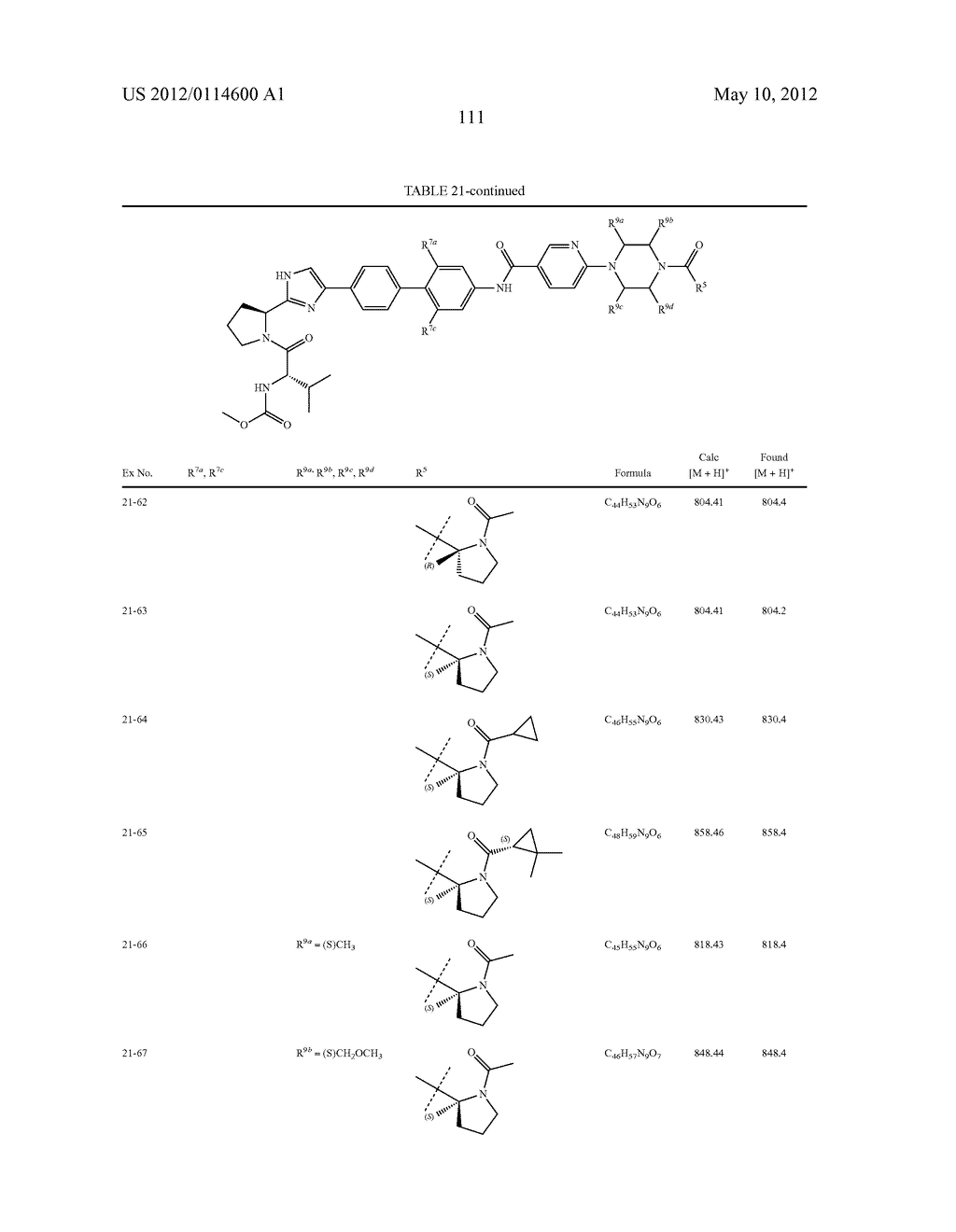 NOVEL INHIBITORS OF HEPATITIS C VIRUS - diagram, schematic, and image 112