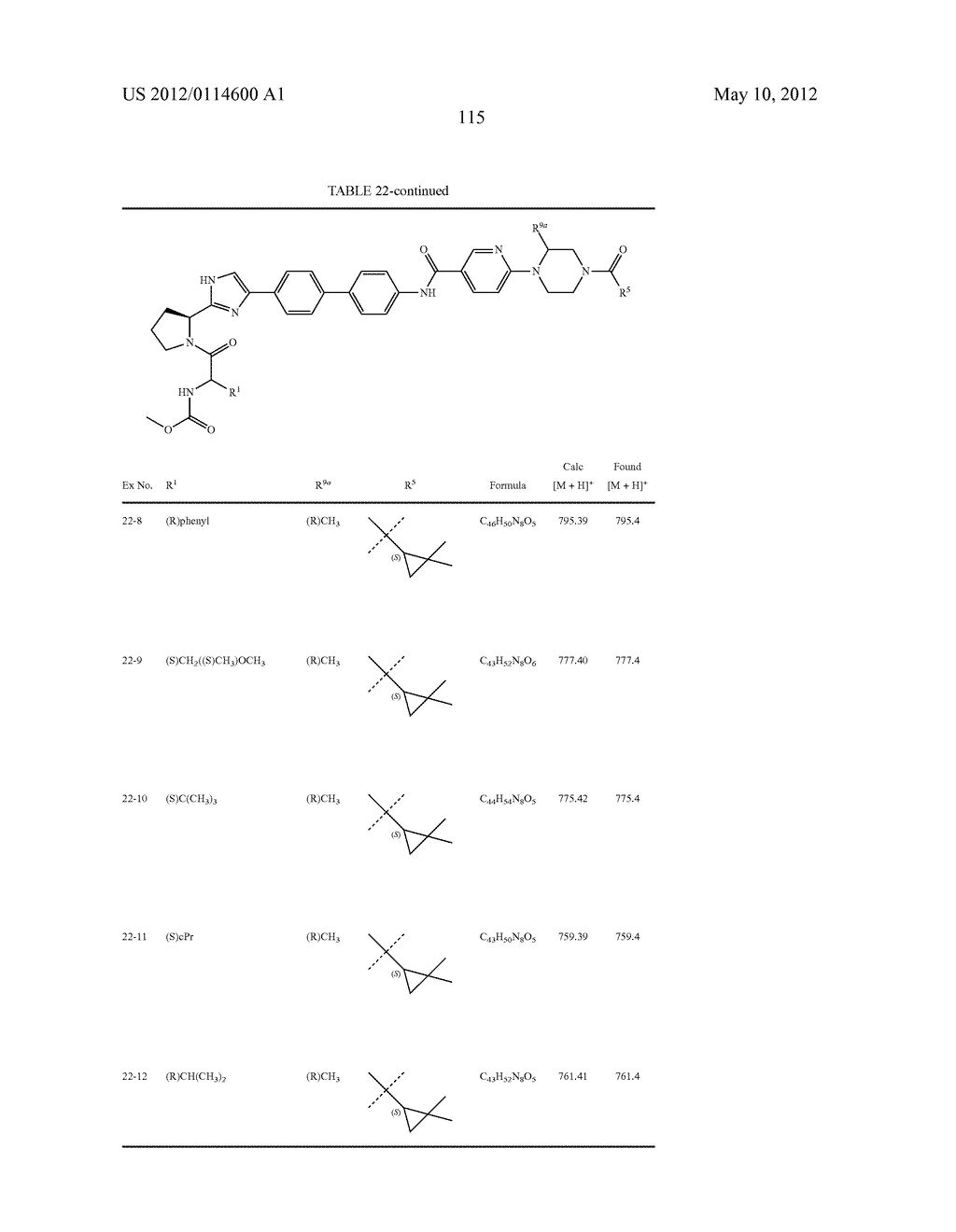 NOVEL INHIBITORS OF HEPATITIS C VIRUS - diagram, schematic, and image 116