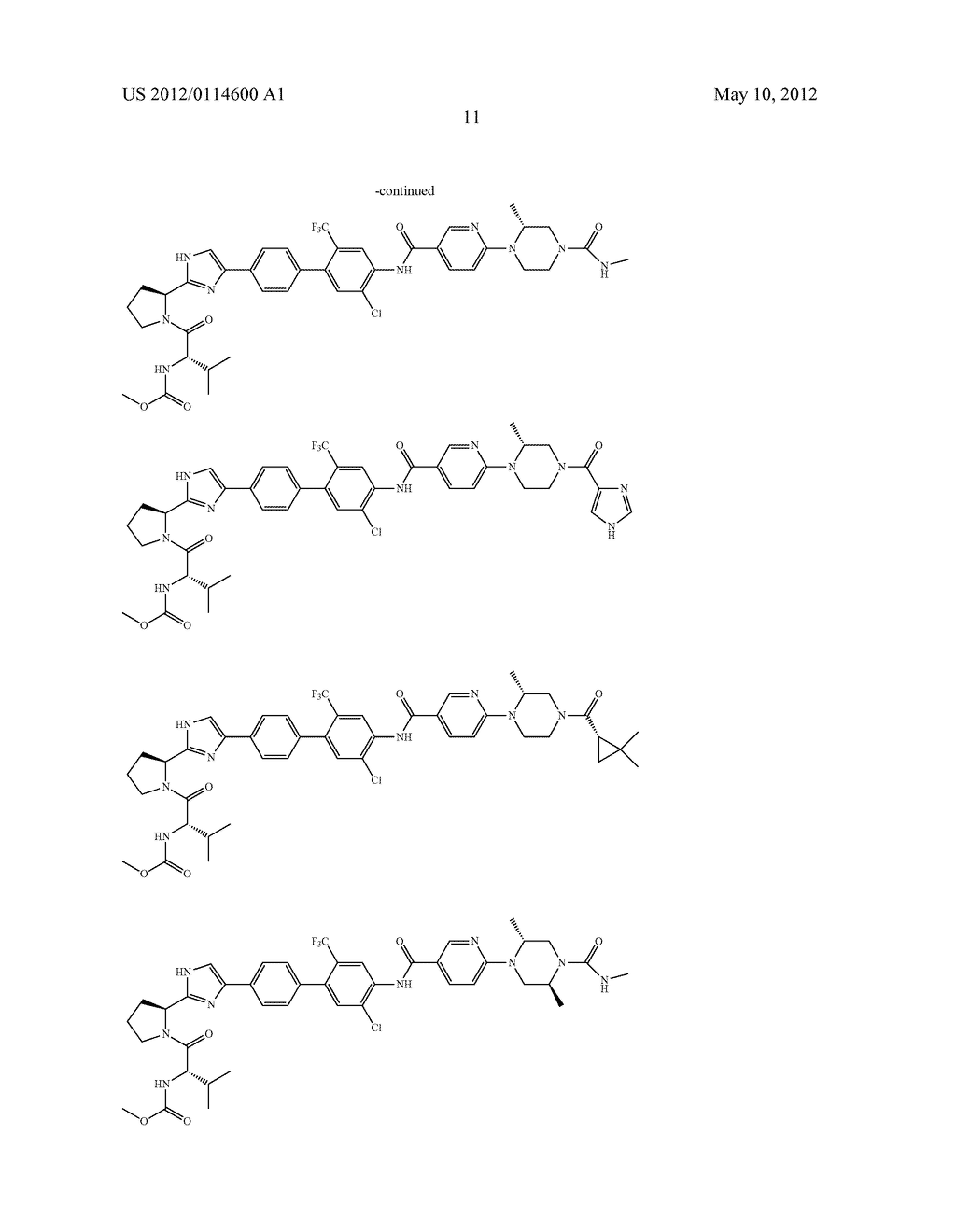 NOVEL INHIBITORS OF HEPATITIS C VIRUS - diagram, schematic, and image 12