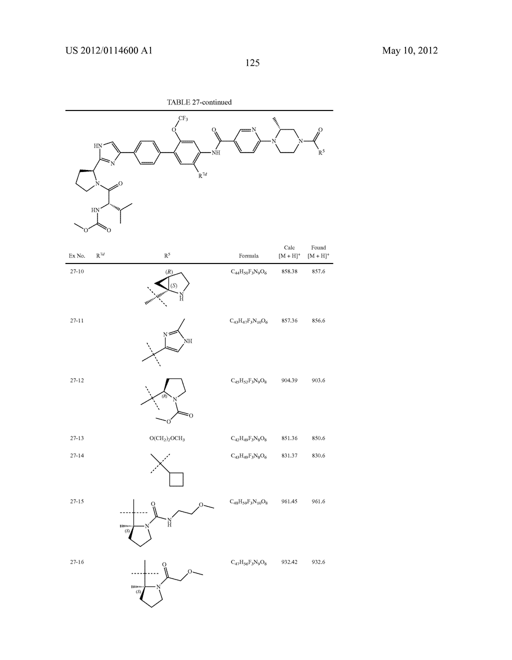 NOVEL INHIBITORS OF HEPATITIS C VIRUS - diagram, schematic, and image 126