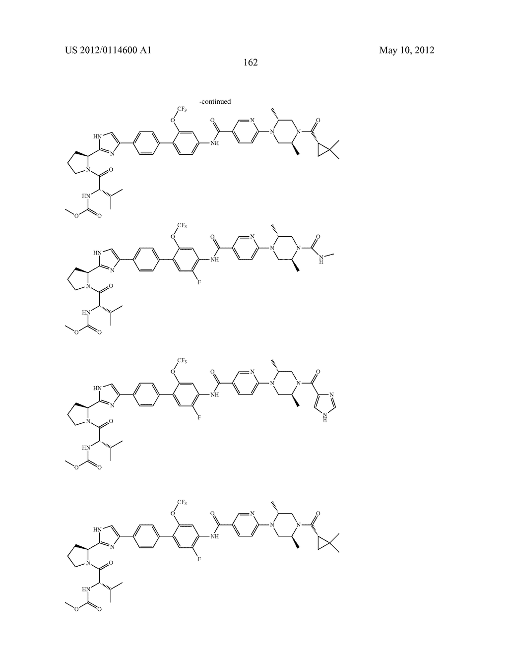 NOVEL INHIBITORS OF HEPATITIS C VIRUS - diagram, schematic, and image 163