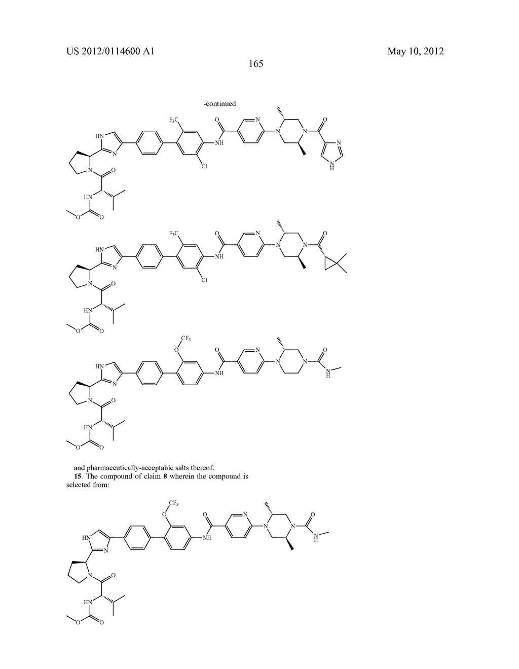 NOVEL INHIBITORS OF HEPATITIS C VIRUS - diagram, schematic, and image 166