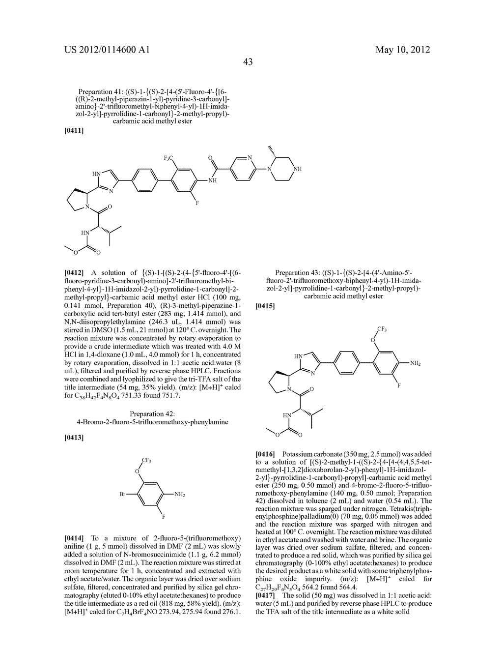 NOVEL INHIBITORS OF HEPATITIS C VIRUS - diagram, schematic, and image 44