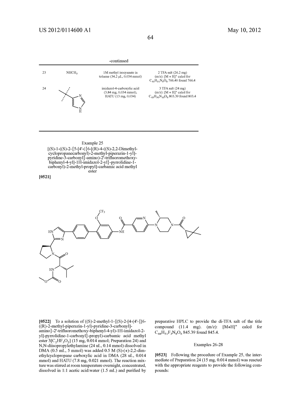 NOVEL INHIBITORS OF HEPATITIS C VIRUS - diagram, schematic, and image 65
