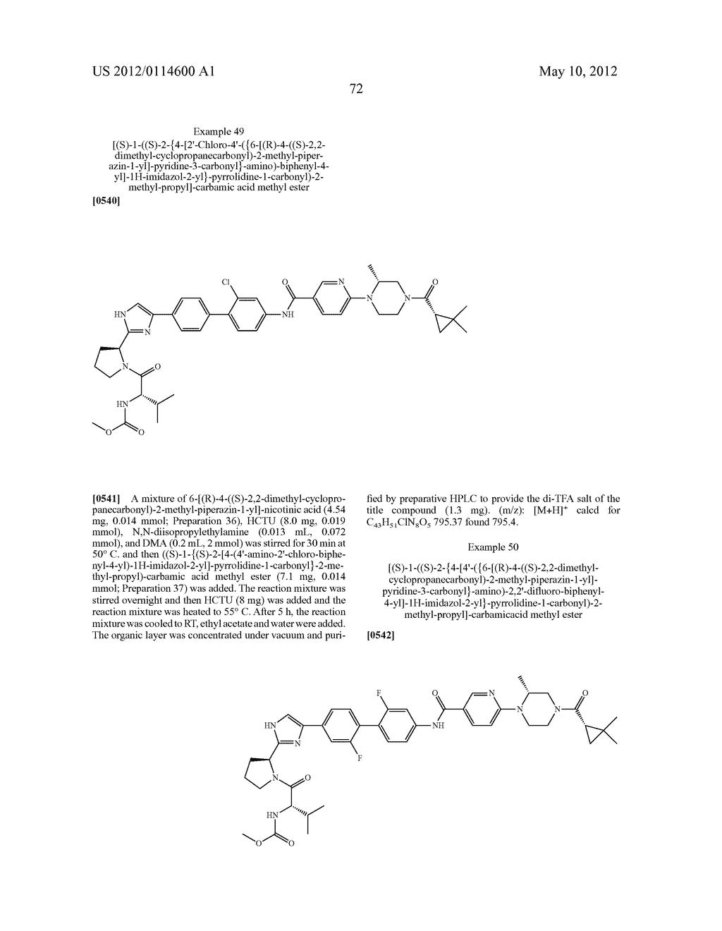 NOVEL INHIBITORS OF HEPATITIS C VIRUS - diagram, schematic, and image 73