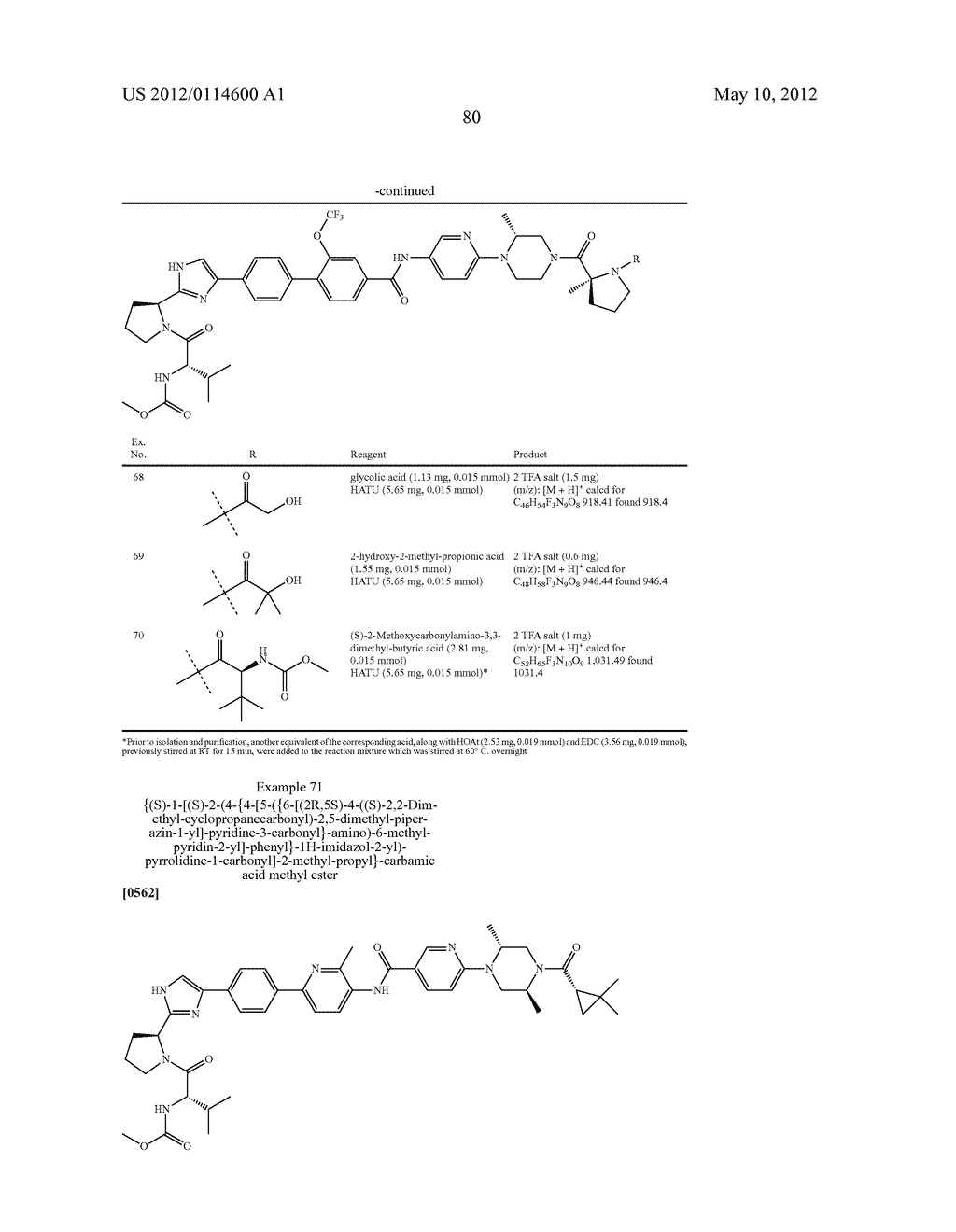 NOVEL INHIBITORS OF HEPATITIS C VIRUS - diagram, schematic, and image 81