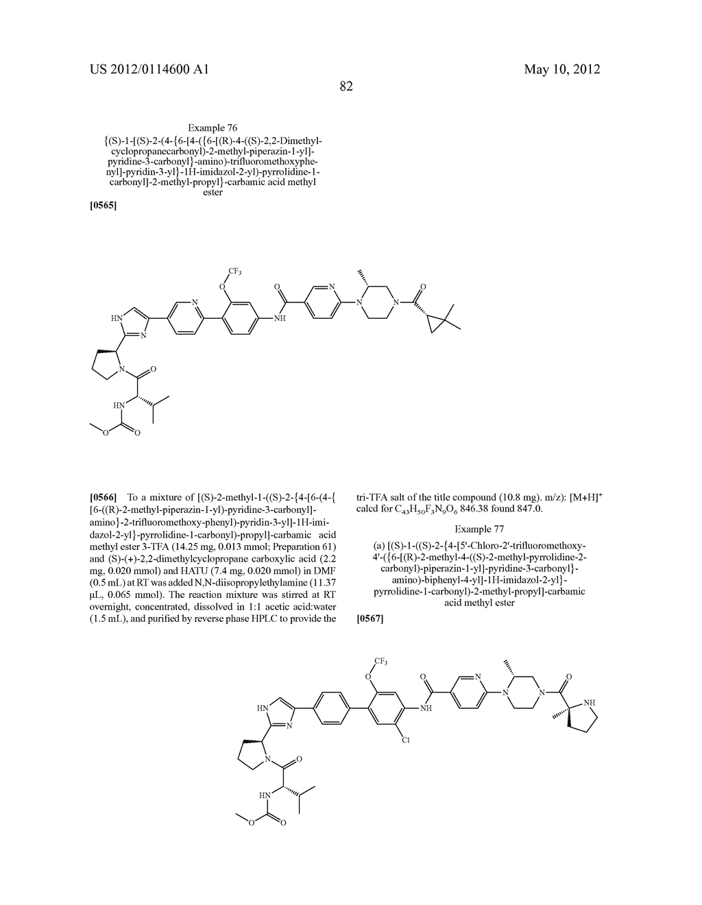 NOVEL INHIBITORS OF HEPATITIS C VIRUS - diagram, schematic, and image 83